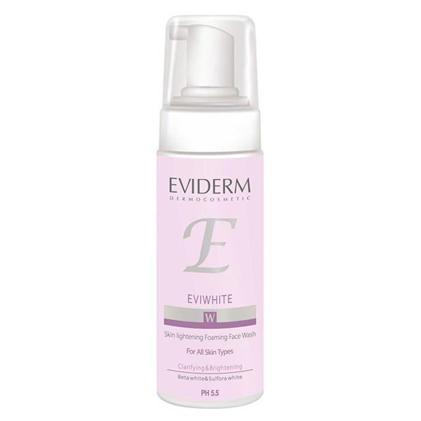 فوم شستشوی صورت روشن کننده اوی وایت اویدرم Eviwhite Skin Lightening Foaming Face Wash
