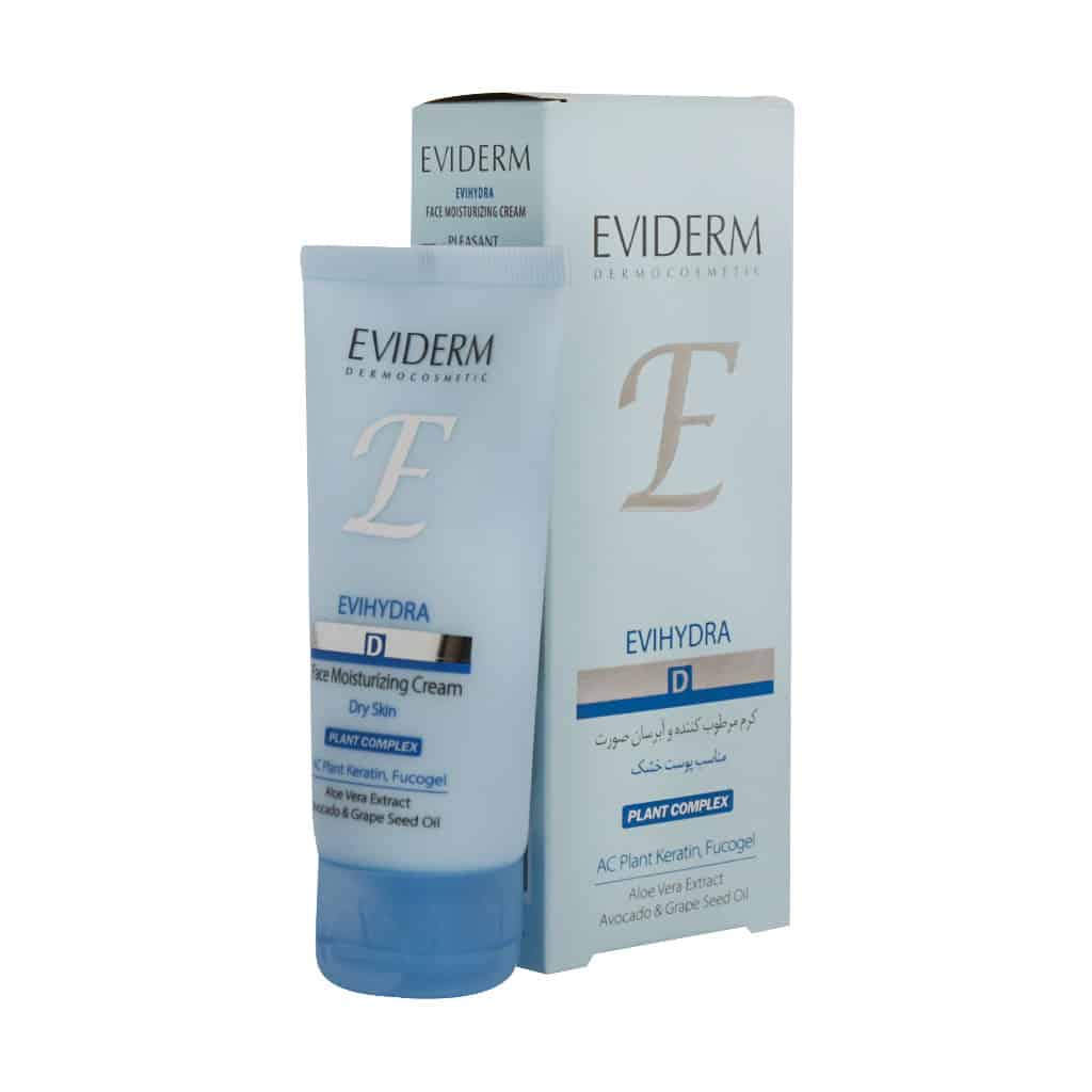 کرم مرطوب کننده و آبرسان صورت اوی هیدرا اویدرم Evihydra Hydrating Cream For Dry Skin
