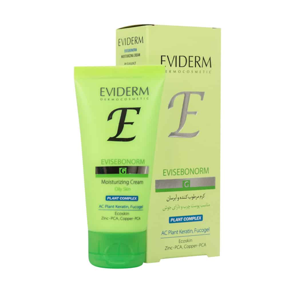 کرم مرطوب کننده و آبرسان اوی سبونورم اویدرم Evisebonorm Moisturizing Cream