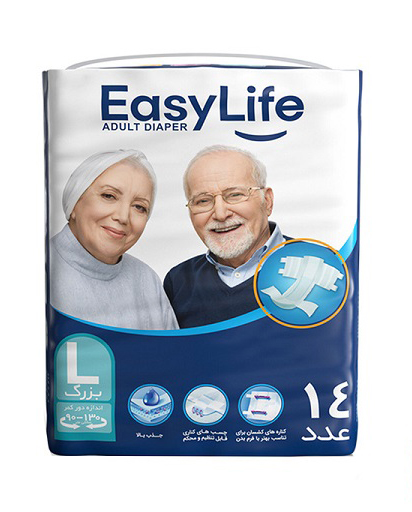پوشک کامل بزرگسالان سایز بزرگ  ایزی لایف Easy Life large Adult Protective Diaper