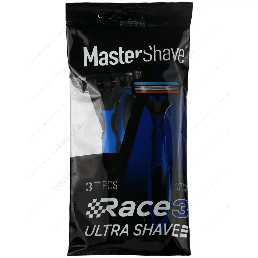 پک خودتراش 3 لبه سری ریس 3 مستر شیو Master shave race 3