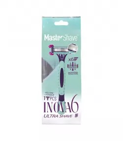 خودتراش زنانه 6 لبه مدل Inova 6 مستر شیو Master Shave Inova 6 Women Shaver