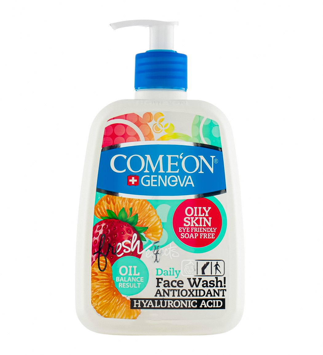 ژل شستشوی صورت پوست چرب کامان DAILY FACE WASH COME ON