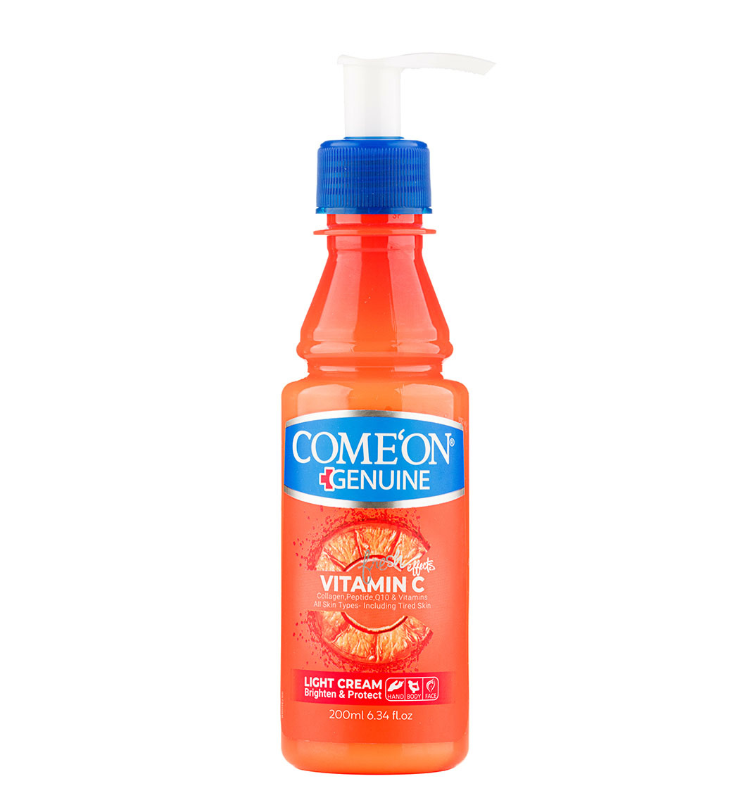 کرم مرطوب کننده حاوی ویتامین سی کامان Comeonn Vitamin C Cream For All Skin Types
