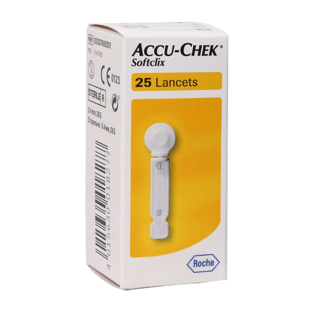 سوزن تست قند خون سافت کلیکس اکیو چک Accu Chek Softclix Lancets