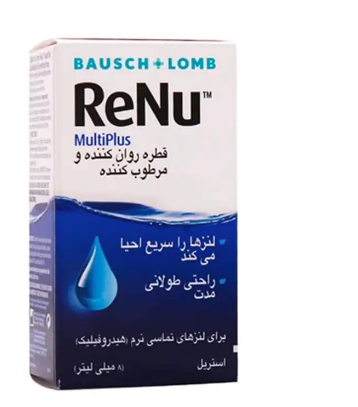 قطره مرطوب کننده رنیو مولتی پلاس  Renu MultiPlus Lubricating And Rewetting Drops